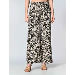 BAESD Women Animal Printed Crepe Palazzos-picture-28