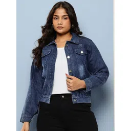 BAESD Women Crop Denim Jacket-picture-21