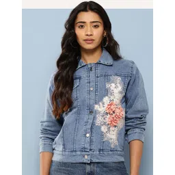 BAESD Women Crop Denim Jacket-picture-27