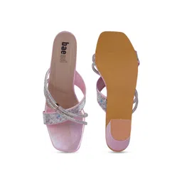 BAESD Women Embellished Block Heeled Sandals image 5