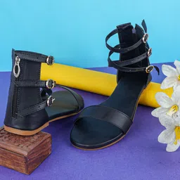 BAESD Women Embellished Open Toe Flats-picture-26