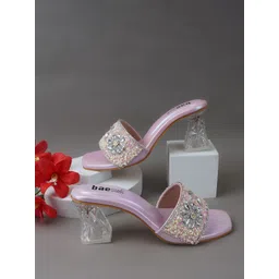 BAESD Women Embellished Party Block Sandals-picture-21