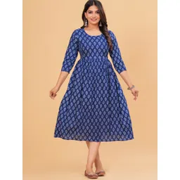 BAESD Women Ethnic Motifs Printed Maternity A-Line Ethnic Dresses-image-40