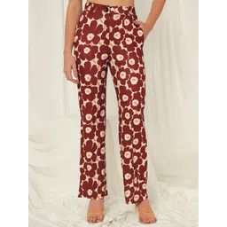 BAESD Women Ethnic Motifs Printed Regular Fit Parallel Trousers-image-17