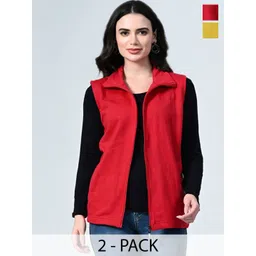 BAESD Women Fleece Lightweight Open Front Jacket-picture-23