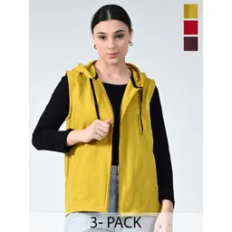 BAESD Women Fleece Lightweight Open Front Jacket-picture-13