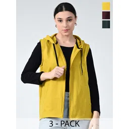 BAESD Women Fleece Lightweight Open Front Jacket-picture-14