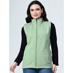 BAESD Women Fleece Lightweight Open Front Jacket image 1