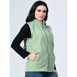 BAESD Women Fleece Lightweight Open Front Jacket image 3