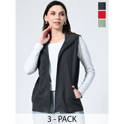 BAESD Women Fleece Lightweight Open Front Jacket with Embroidered-picture-36