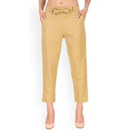 BAESD Women High-Rise Cotton Trousers-picture-27