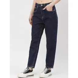 BAESD Women High-Rise Stretchable Jeans-image-1