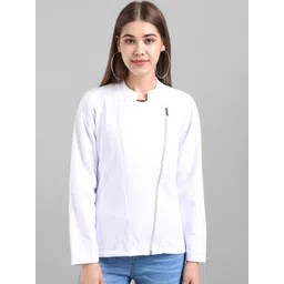 BAESD Women Mandarin Collar Fleece Tailored Jacket-picture-39