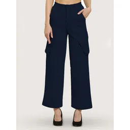 BAESD Women Non Iron Relaxed High-Rise Organic Cotton Cargos-picture-25