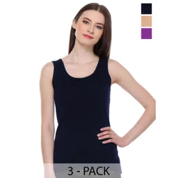 BAESD Women Pack of 3 Round Neck Cotton Tank Top-picture-16