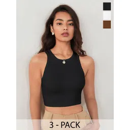 BAESD Women Pack of 3 Tank Crop Top-picture-34