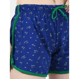 BAESD Women Pack Of 4 Printed Cotton High-Rise Shorts image 2