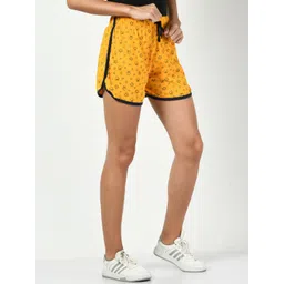 BAESD Women Pack Of 4 Printed Cotton High-Rise Shorts image 5