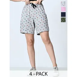 BAESD Women Printed High-Rise Shorts-picture-36