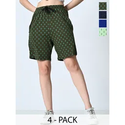 BAESD Women Printed High-Rise Shorts-picture-38