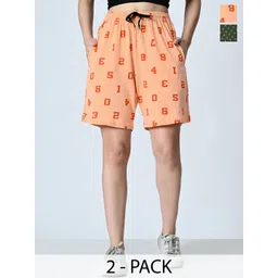 BAESD Women Printed High-Rise Shorts-picture-21