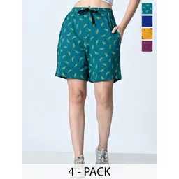 BAESD Women Printed High-Rise Shorts-picture-14