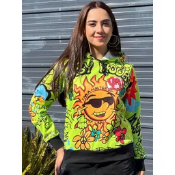 BAESD Women Printed Hooded Sweatshirt-picture-29