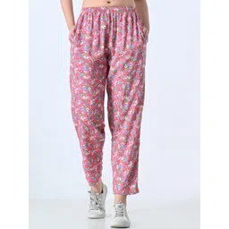 BAESD Women Printed Regular Lounge Pants-picture-10