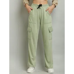 BAESD Women Relaxed High-Rise Non Iron Cargos-picture-30