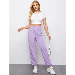 BAESD Women Relaxed High-Rise Non Iron Organic Cotton Regular Trousers image 1