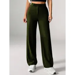 BAESD Women Relaxed Straight Leg High-Rise Trousers-picture-27