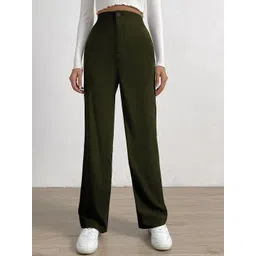 BAESD Women Relaxed Straight Leg High-Rise Trousers-picture-31