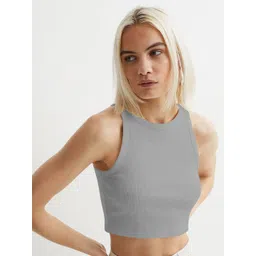 BAESD Women Round neck Tank Crop Top-picture-10
