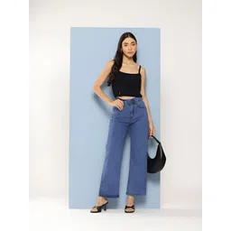 BAESD Women Slim Fit Mid-Rise Light Fade Stretchable Jeans-picture-30