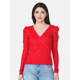 BAESD Women V-Neck Wrap Top-picture-13