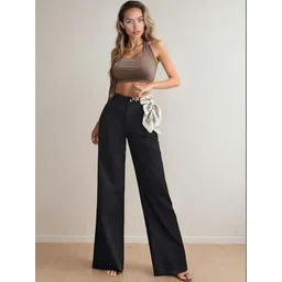 BAESD Women Wide Leg High-Rise Stretchable Jeans-picture-39