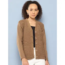 BAESD Women Woollen Long Sleeves Cardigan-picture-25