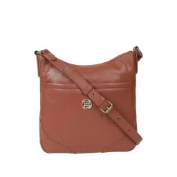 BAGATT Campania Cognac Solid Medium Sling Handbag-picture-15