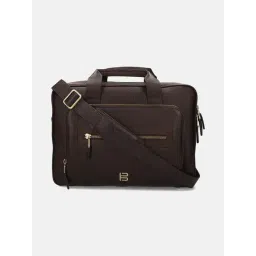 BAGATT Dark Brown Dorian Leather Laptop Bag-picture-45