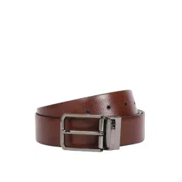 Bagatt Parma Navy & Brown Leather Reversible Belt for Men-picture-41