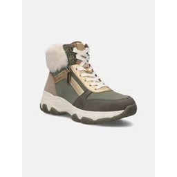 BAGATT Women Colourblocked Lace-Ups High-Top Sneakers-picture-21