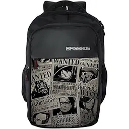 bagbros Onepiece Anime Printed Backpack Wanted Poster Printed Laptop Bagpack | 30L One Piece Anime Printed LUFFY Waterproof Backpack Multi-Storage Designer Backpack,Laptop Bags,School Bag-picture-49