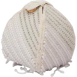 bagcouture Small Bridal Potli Bag with Heavy Bead Embellishments | Handcrafted Ethnic Clutch Purse for Weddings & Festivals | Traditional Indian Potli for Women & Bridesmaids-picture-25