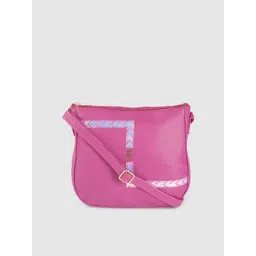 Baggit Pink Solid Sling Bag-picture-26