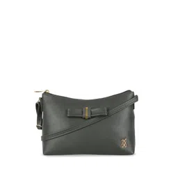 Baggit PU Structured Hobo Bag with Bow Detail-picture-15