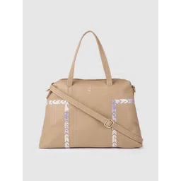 Baggit Women Beige Embellished Handheld Bag-picture-33