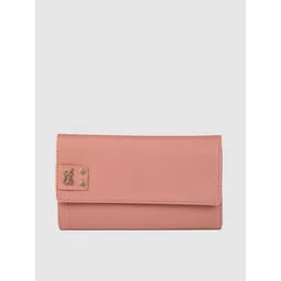 Baggit Women Tan Textured Synthetic Leather Three Fold Wallet-picture-31