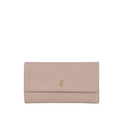 Baggit Wood Rose Solid Tri-Fold Wallet for Women-picture-12