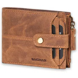 bagman Men Casual Brown Genuine Leather RFIDWallet-picture-13