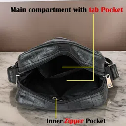 bagneeds Black Men & Women Sling Bag SlingBag-104 image 4